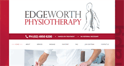 Desktop Screenshot of edgeworthphysiotherapy.com.au